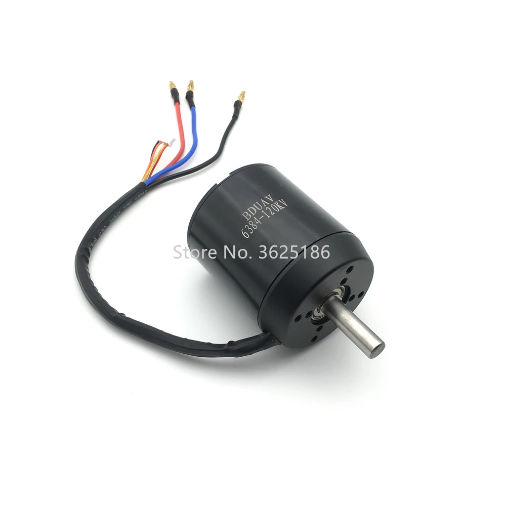 6384 120KV BLDC outrunner brushless 10mm shaft motor 24-36V SL sensored SD sensored for electric balancing scooter skateboard