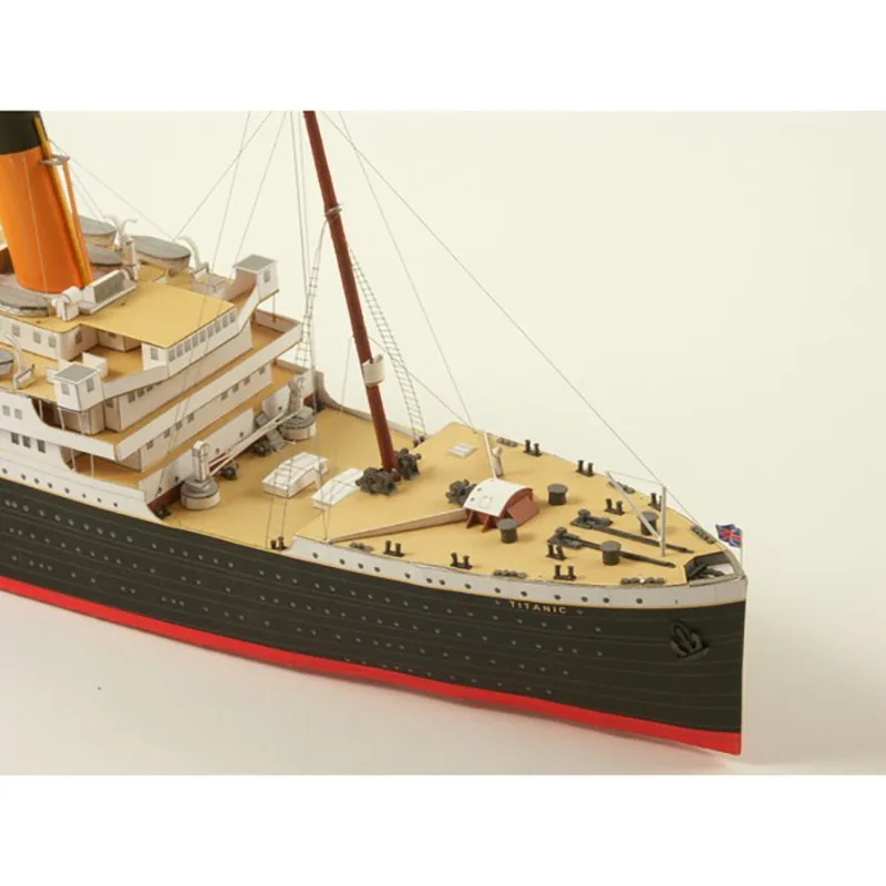 1:400 Titanic British Cruise Ship 3D Paper Model Puzzel Handmade DIY Military Fan Gift Home Desk Decoration Creative True Scale