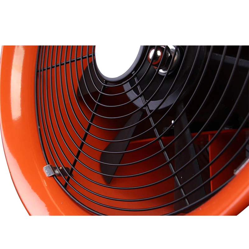 Ventilatore portatile a flusso assiale da 12 pollici Ventilatore 220V Ventilatore di scarico industriale Dock per tunnel Rimozione polvere Ventilatore di scarico Ventola di ventilazione