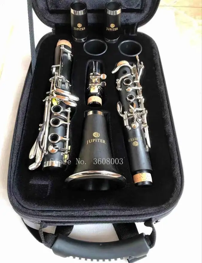 

Taiwan JUPITER Clarinet JCL-700Q Professional Woodwinds 17 Key Bb Tune B Flat Nickel Plated Instrument For Student Original