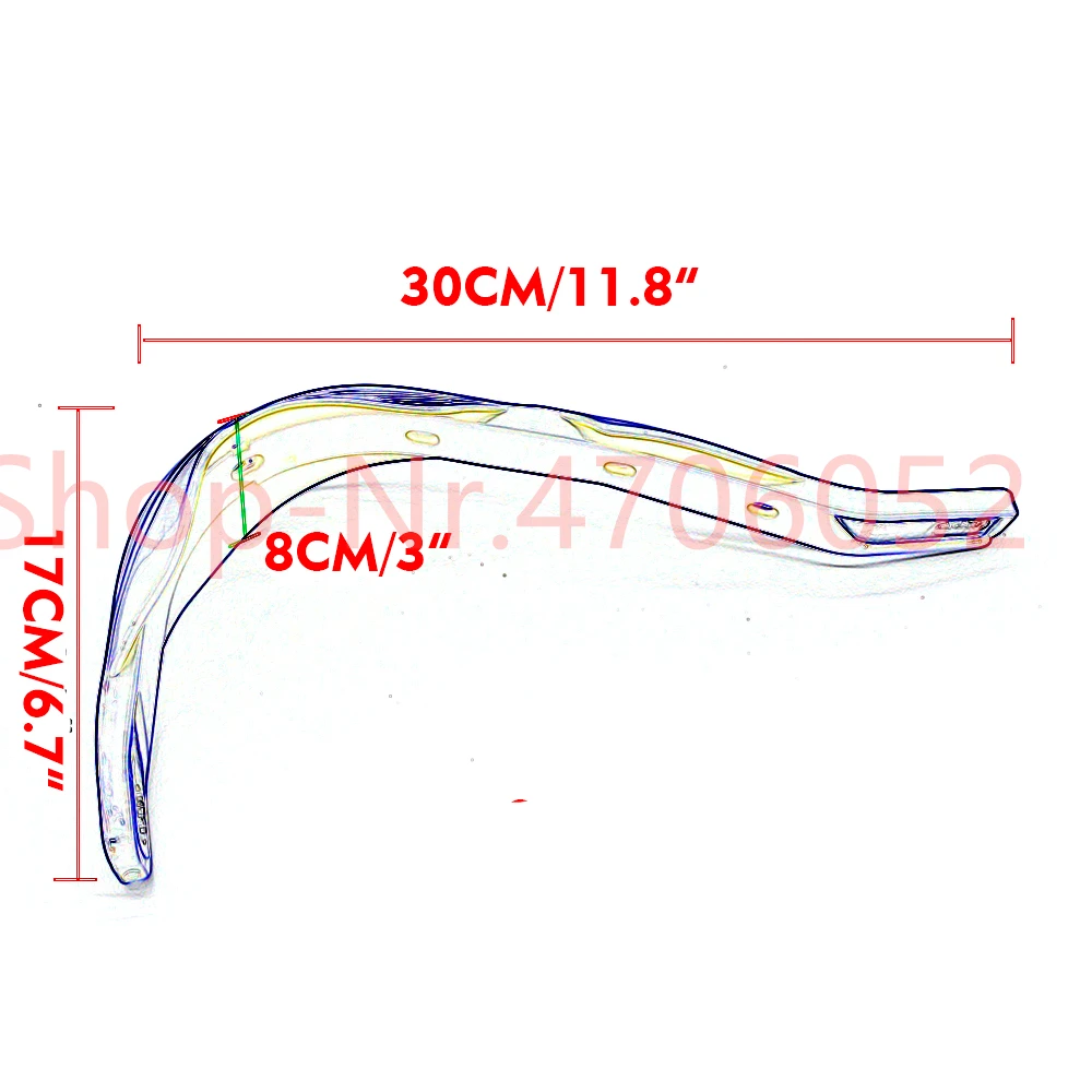 SX EXC ADV SMR Paramanos Moto Dirt Bike Motocross Lenker handprotektoren Hand Guards 7/8 "22mm Oder 1- 1/8 28mm FatBar