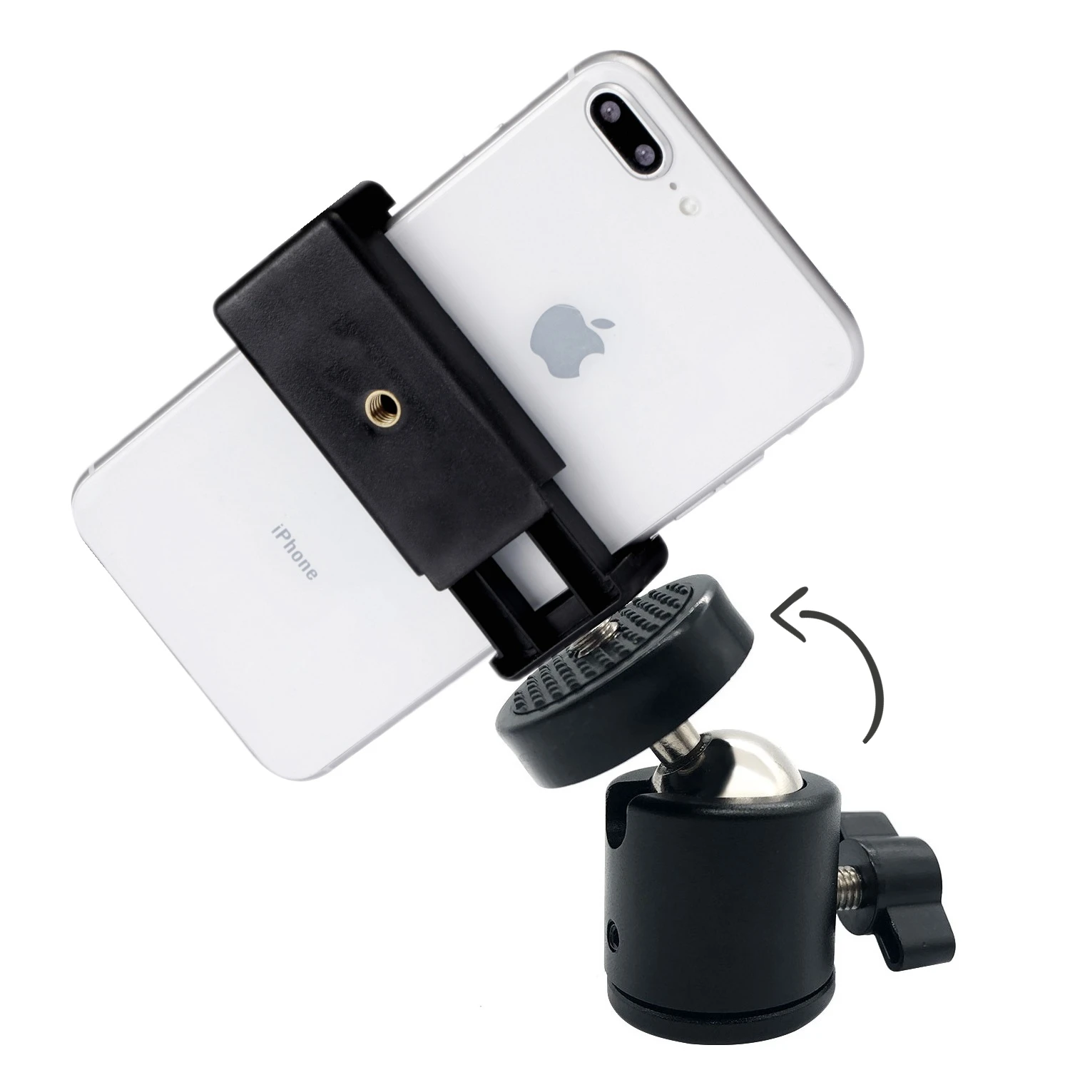 Universal Moblie Telefon Clip Halterung Halter Halterung 1/4 Schraube Heißer Schuh Telefon Clip Stativ Einbeinstativ Stehen Für Smartphone kamera