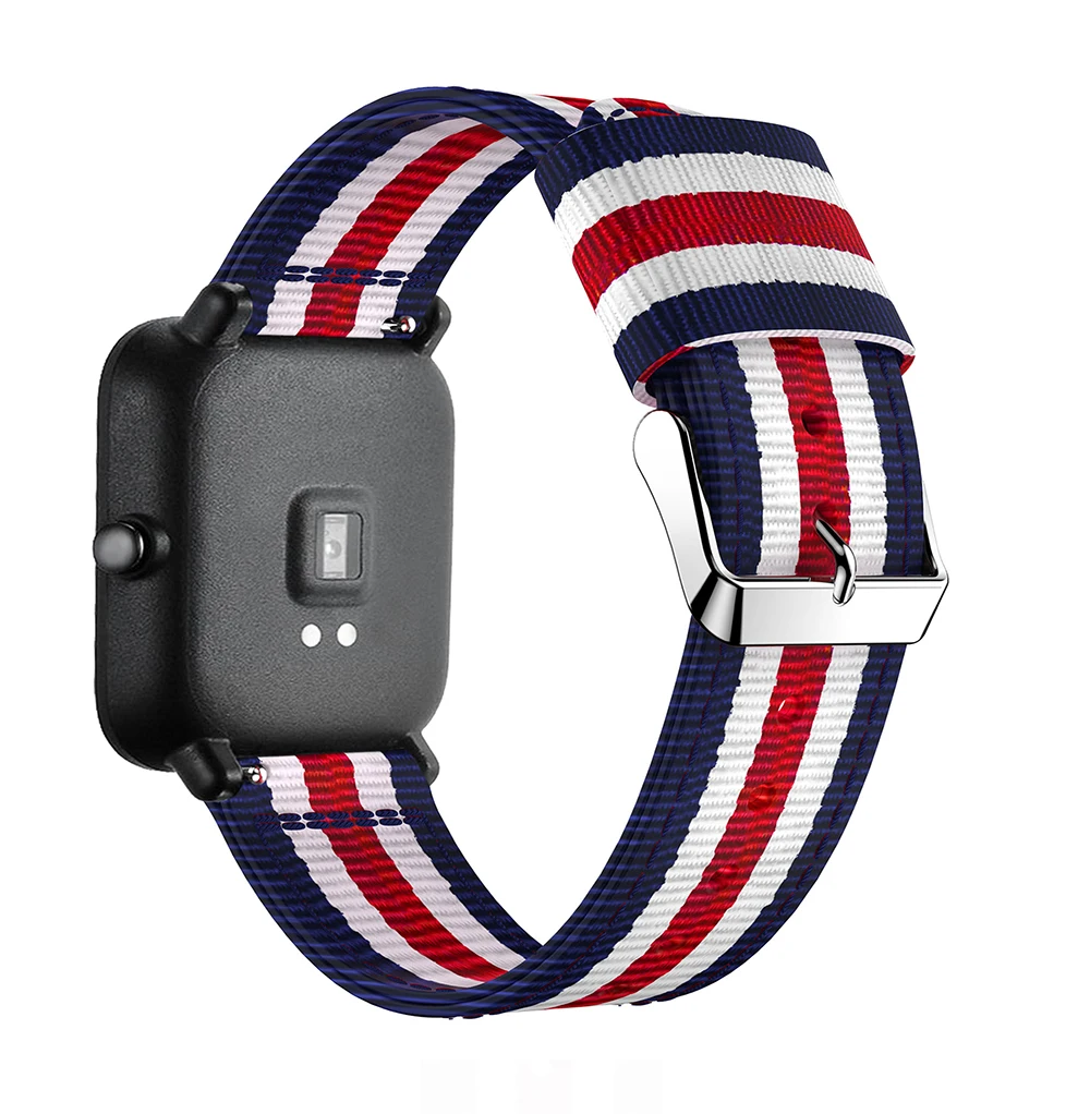 Neues Nylon-Armband für Amazfit Bip Lite Youth 20mm Uhrenarmband Ersatz für Xiaomi Huami Amazfit GTS Bit Band Armband Handgelenkschlaufe – Detail 10