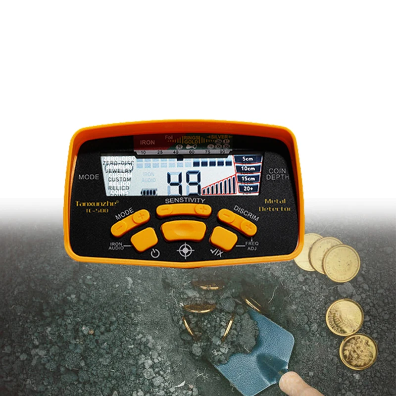 NEW TC-500 Metal Detector LCD Display Scanner Control Unit for Professional Underground Finder Gold Digger Treasure Hunter