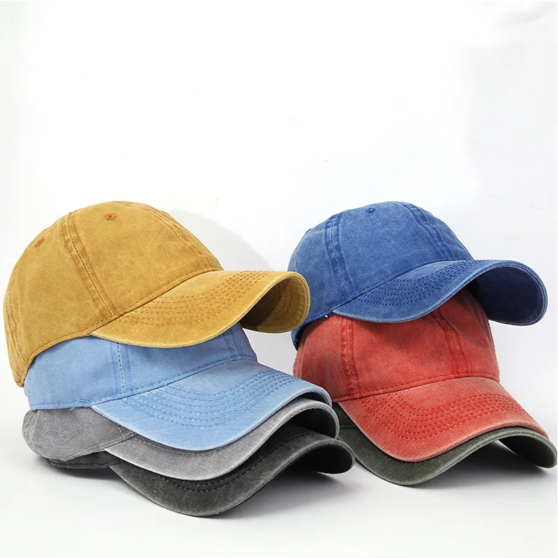 Vintage Baseball Cap Hip Hop Washable Cotton Adjustable Cap Hats For Men Wholesale and Retail Of Unisex  Hats