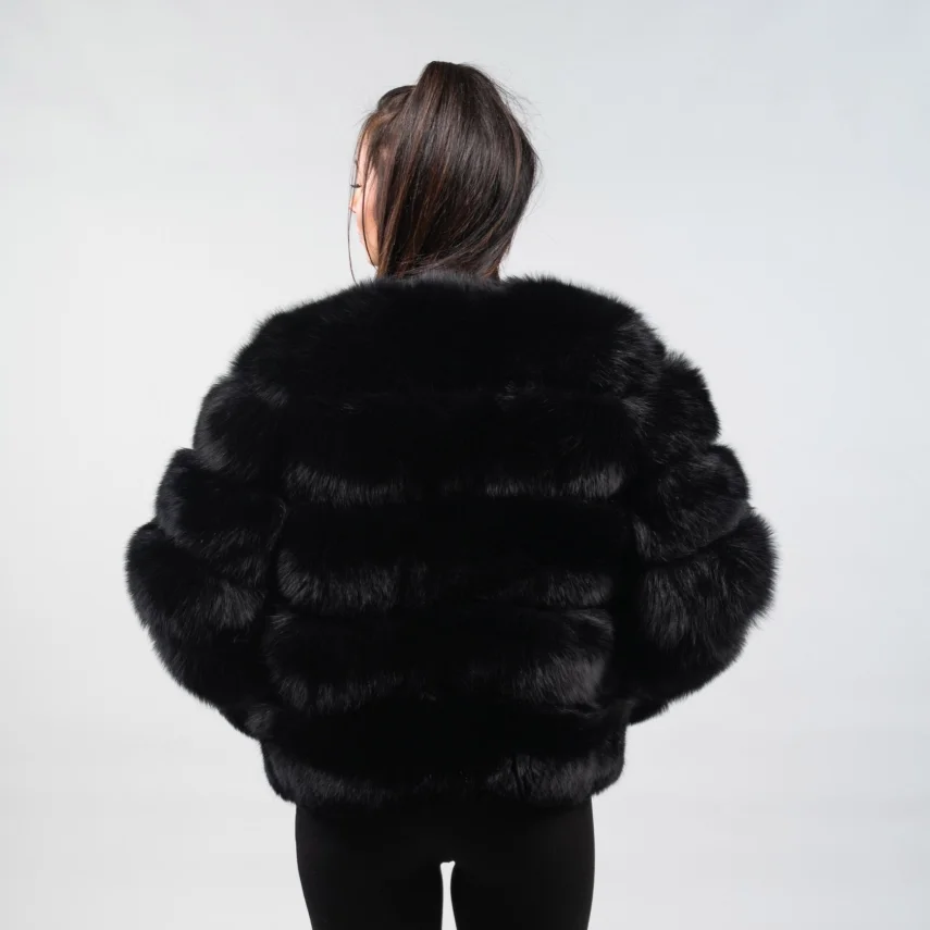 Winter Jackets for Ladies, Thermal Fur Coats, Natural Fox Fur Coats, Real Fox Fur Jackets, Fashion