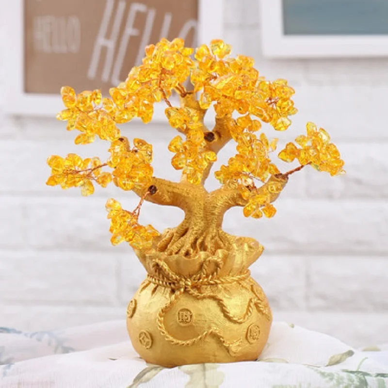 Copper Coin Tree Customized Good Fortune Golden Shop Opening Decoration Lucky Gift
