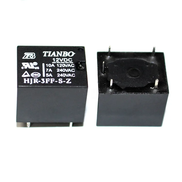 

10pcs/lot original New Relay HJR-3FF-S-Z 5VDC HJR-3FF-S-Z 12VDC HJR-3FF-S-Z 24VDC HJR 3FF S Z 5V HJR-3FF-S-Z-12V 10A 5PIN