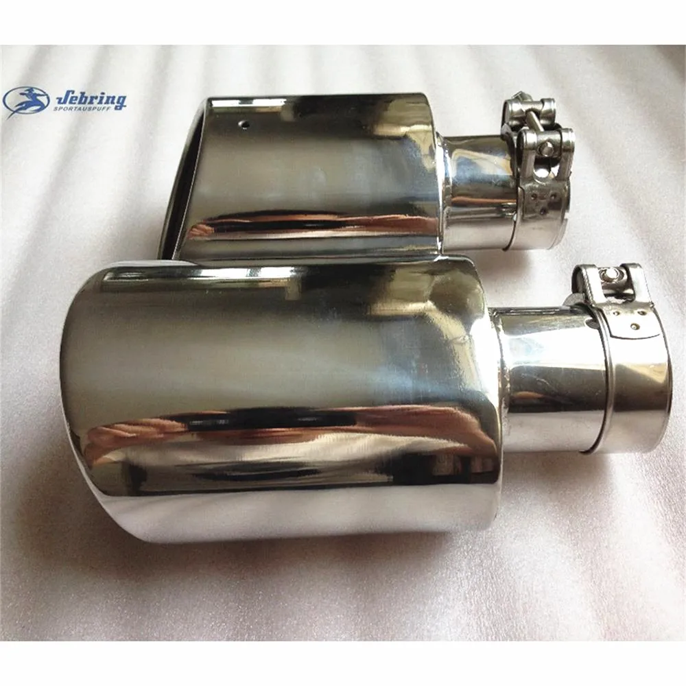 Ellipse  Stainless steel vehicle refitting universal general muffler tail throat Car modification выхлопные системы