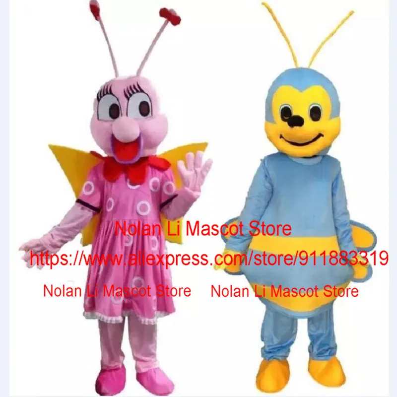 Hot Sale 7 Style Bee Mascot Costume Cartoon Game Masquerade Birthday Party Carnival Cosplay Halloween Advertising Display 1100