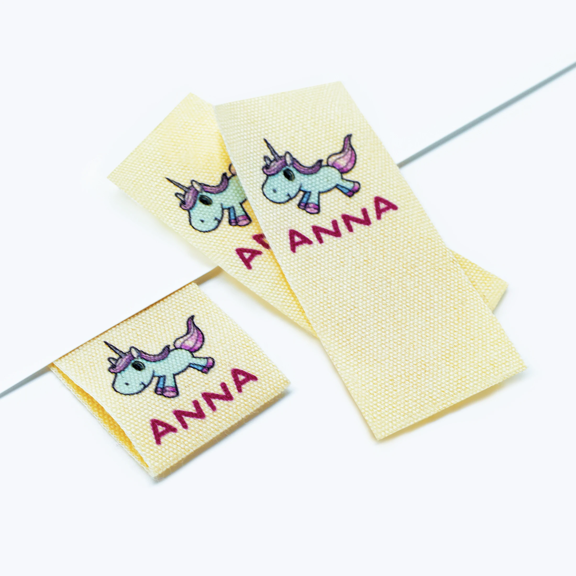 Custom Sewing labels / Brand labels, Custom Clothing Tags, Cotton Ribbon label, Name label (FR063)