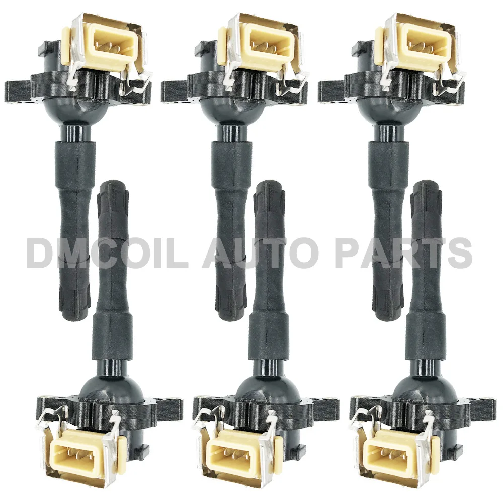 6 PCS HQ IGNITION COIL FOR BMW 3 5 7 8 X5 Z3 Z8 LAND ROVER RANGE ROVER III MG ZS ROVER 45 75 2.0L 3.0L 3.2L (90-07) 12137599219