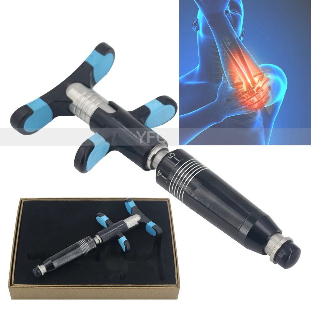 

Manual Chiropractic Adjusting Tool Therapy Spine Correction Massager 6 Levels 3 Heads Health Care