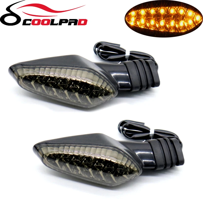 LED Turn Signal Indicator Light For DUCATI 1198 Streetfighter 848 1098 1100/S Multistrada 950/1200/1260 Motorcycle Blinker Lamp