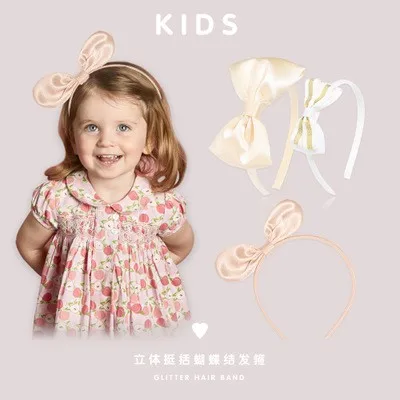 2020 Cute Bowknot Hair Band For Baby Girls Ribbon Handmade Hair Bows Hairbands Headband Headwear Hair set Accessories