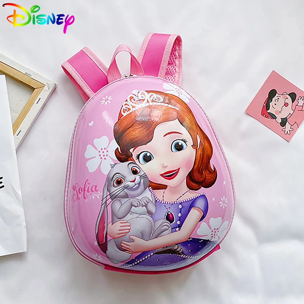 

Disney Brand School Bags For Girls New Cartoon Sofia Princess Backpack Student Lovely Waterproof Shoulder Packages Children Gift