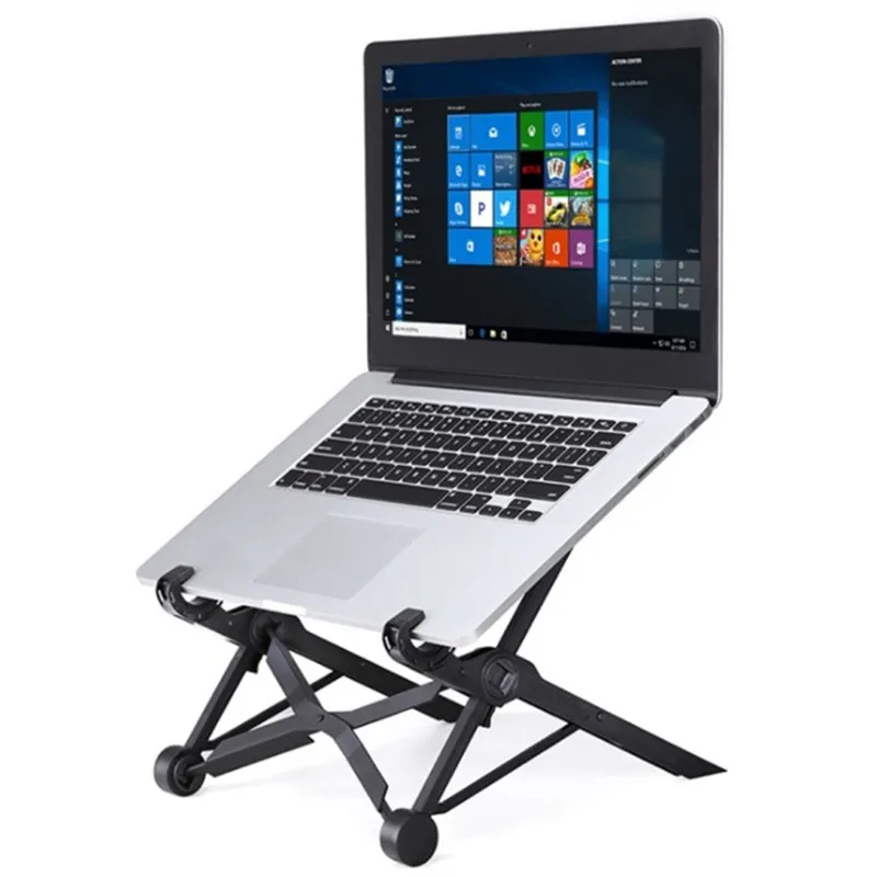 

Ultra-light bortable laptop stand liftable folding desktop simple computer support radiator adjustable non-slip base bracket