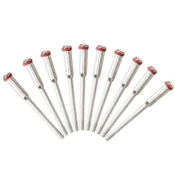 Accesorio de vástago Dremel para herramienta rotativa 2,35, mandril de vástago para disco de corte, accesorio de taladro pulido, 3mm/1/8mm, 10 Uds.