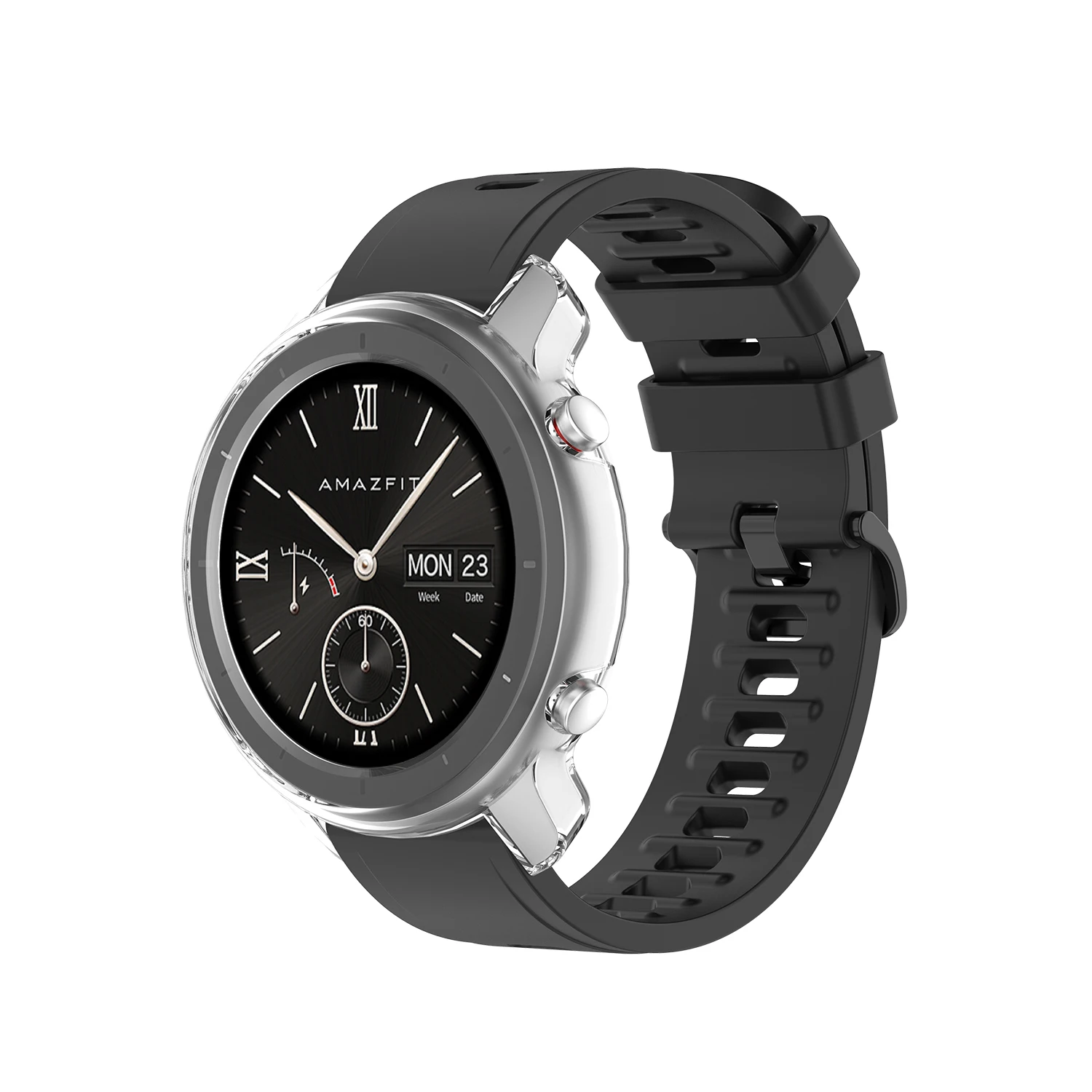 Ochronne modne etui pokrywa dla Huami Amazfit GTR 47mm 42mm część wymienna inteligentnego zegarka ochrona TPU przypadki nadgarstek akcesoria