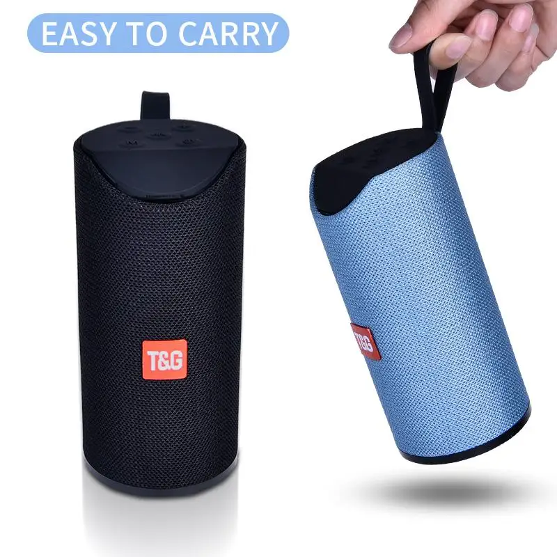 TG-113 Bluetooth Speakers Portable True Wireless Sound Box Waterproof Loudspeaker Mini Column Music Bass Outdoor Speaker