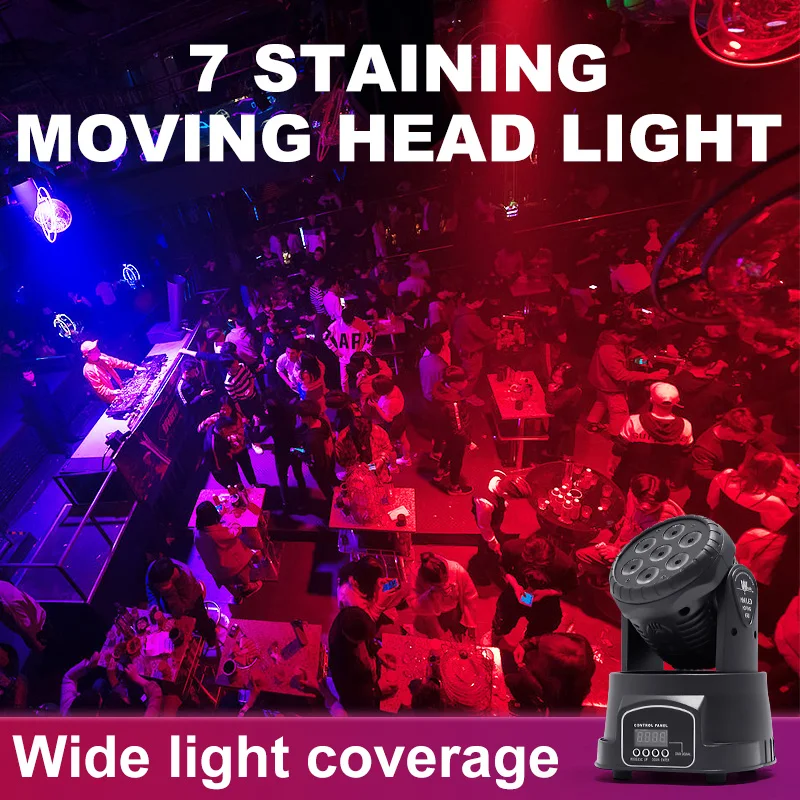 Moving Head 7x10w RGBW 4in1 Moving Lights RGB Moving Light DMX512 Stage Lighting DJ Light Disco Light RGB Light Party Show Club