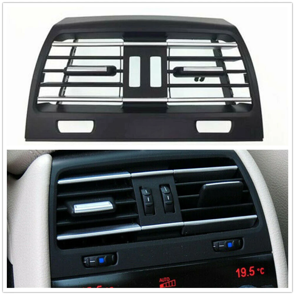 Rear Center Air Outlet Vent Grille For BMW 7 Series F01 F02 2009-2016 740i 750i 760Li Interior A/C Conditioning Grill Cover Trim