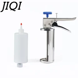 Stainless steel Burger Sauce Gun Salad Dressing Dispenser 10g 20g Hamburger Jam Filler Bottle Squeezer Burgers Shop Equipment