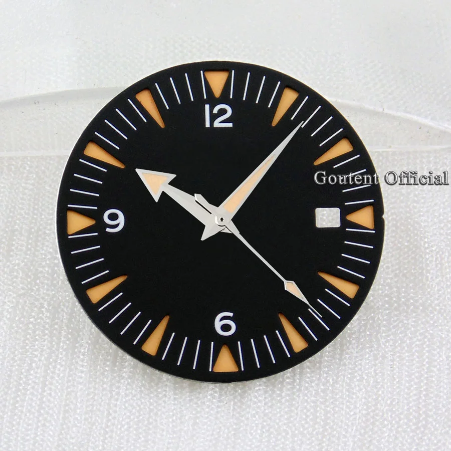 New Goutent 31mm Sterile Watch Dial With Hand For NH35/NH35A ETA2824/2836 Miyota 8205/8215/821A DG2813/3804 Movement