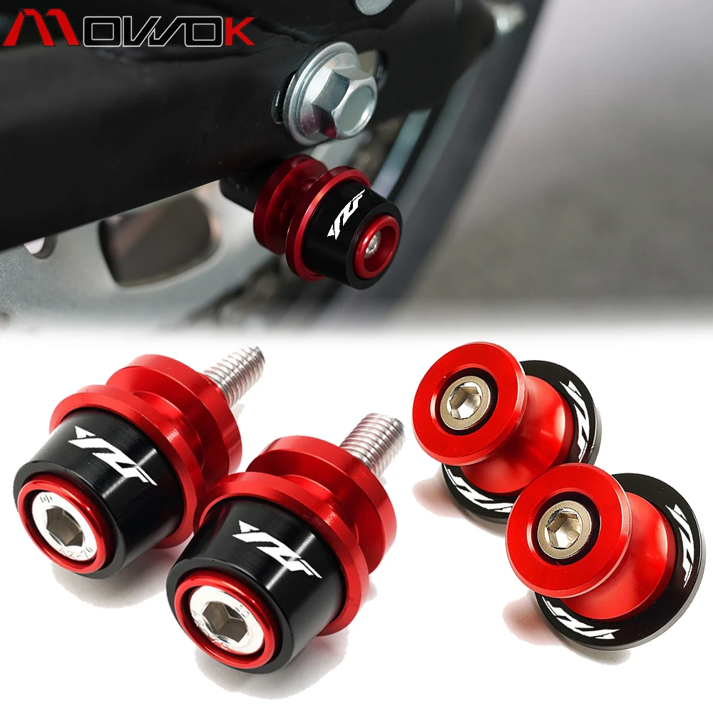 YZF Motorcycle 6mm Swingarm Spools Slider Stand Bobbins Accessories for Yamaha YZF R3 R25 R6 R1 2019 2020 2021 YZFR3 YZFR1 YZFR6