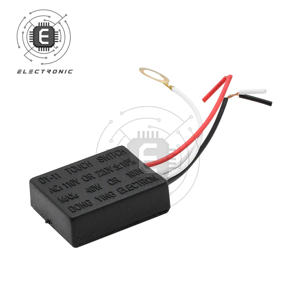 1 Way/3 Way Touch Control Sensor สวิตช์หลอดไฟส่วนประกอบบน/ปิด AC 220V เหมาะสำหรับธรรมดาและประหยัดพลังงานหลอดไฟ