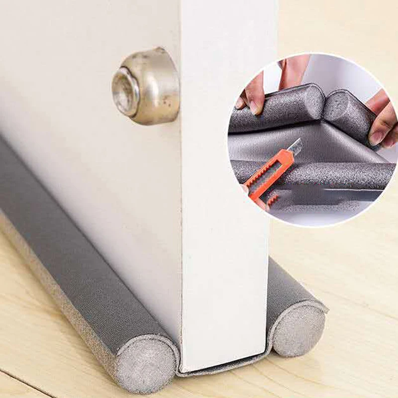 

Door Bottoom Seal Strip Flexible Wind Noise Reduction Stopper Under Door Sealing Blocker Door Weatherstrip