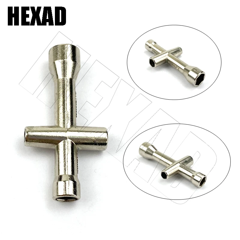 Toys Accessory Mini Spanner M2 M2.5 M3 M4 Screw Nut Hexagonal Cross Wrench Sleeve socket Maintenance Model Car Wheel Tool