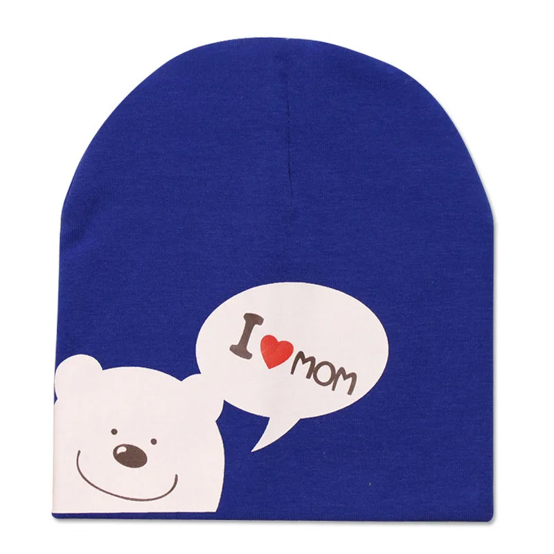 Hot Baby Hats I Love MOM DAD Printing Caps Toddler Baby Boy Girl Infant Cotton Warm Hat Beanies Cap Baby Photography Props