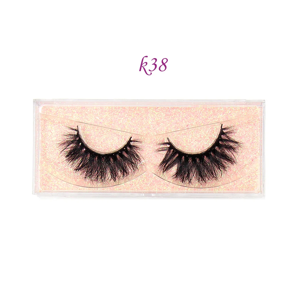 Luxuriöse Nerz-Kunstwimpern Voluminöse Wispy Strip Lashes Natürlicher Look Weich Bequem zu Tragen Wiederverwendbare Künstliche Wimpern Make-up Schönheit – Detail 34