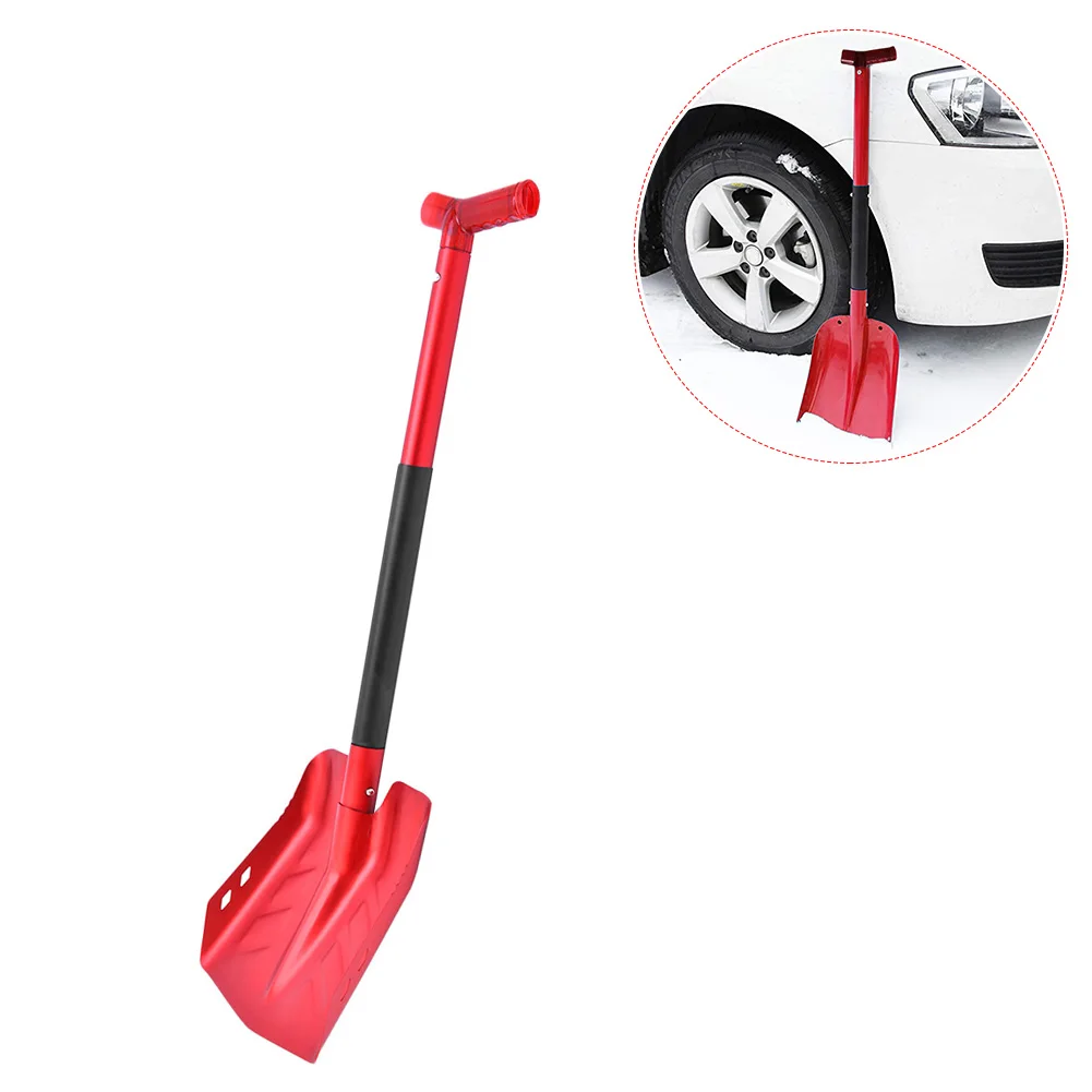 Enhanced Type Aluminum Alloy Telescopic Snow Shovel Portable Shovel With Cutter Saw Car Snow Ice Scraper For Breaking honest