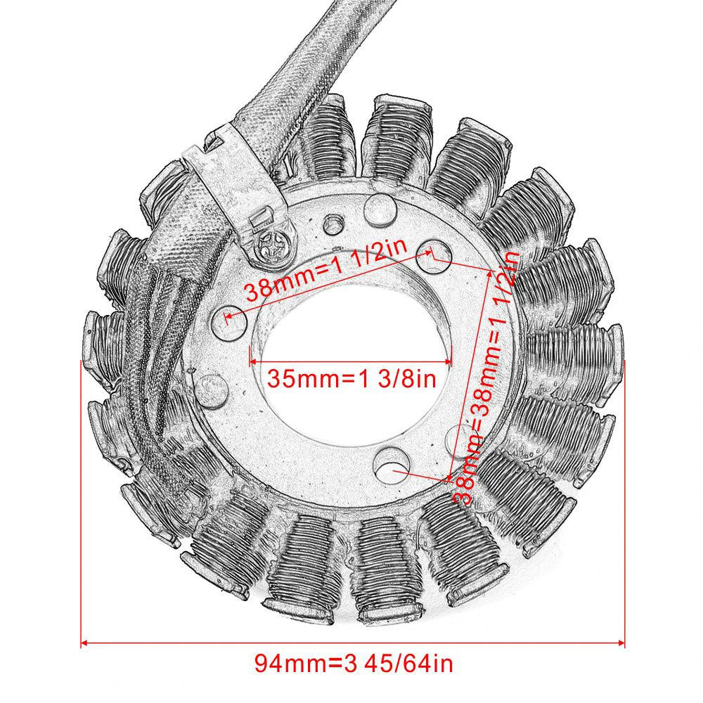 Generator Stator Coil For Honda CB 400 CB400 VTEC NC39 1999 2000 2001 2002 2003 2004 2005 2006 Coil Ignition Stator Magneto