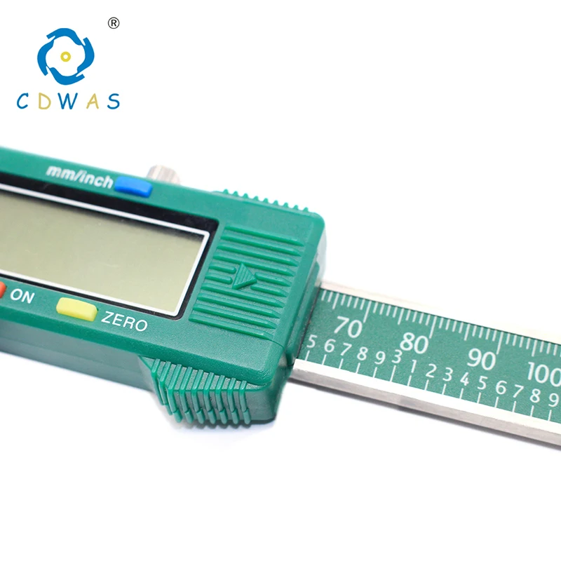 Calibrador Digital de acero inoxidable 200, instrumento de medición Vernier de alta calidad con Dial, herramienta de medición, 0-0,01mm, 1 ud.