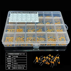 600pcs/lot Monolithic Ceramic Capacitor Assortment Kit 10pF-10uF Multilayer Ceramic Capacitor Set 0.47uF 2.2uF 1nF 10nF 100nF