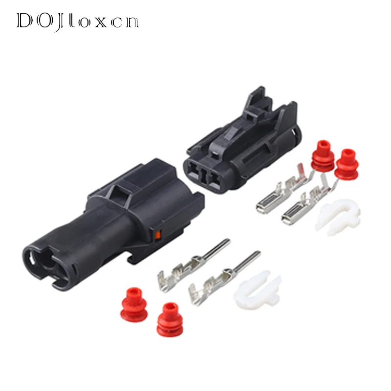 

1/5/10/20/50 Sets 2 Pin Waterproof Electrical Sensor KET Wiring Male Female Connector For Hyundai Elantra MG640322-5 MG610320-5