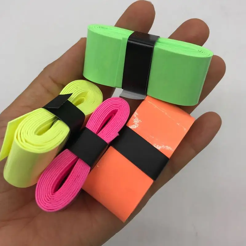 5 pçs varejo 14 cores pegajoso raquete de tênis sobre o aperto, overgrips de tênis, aperto de badminton, raquete de badminton overgrips