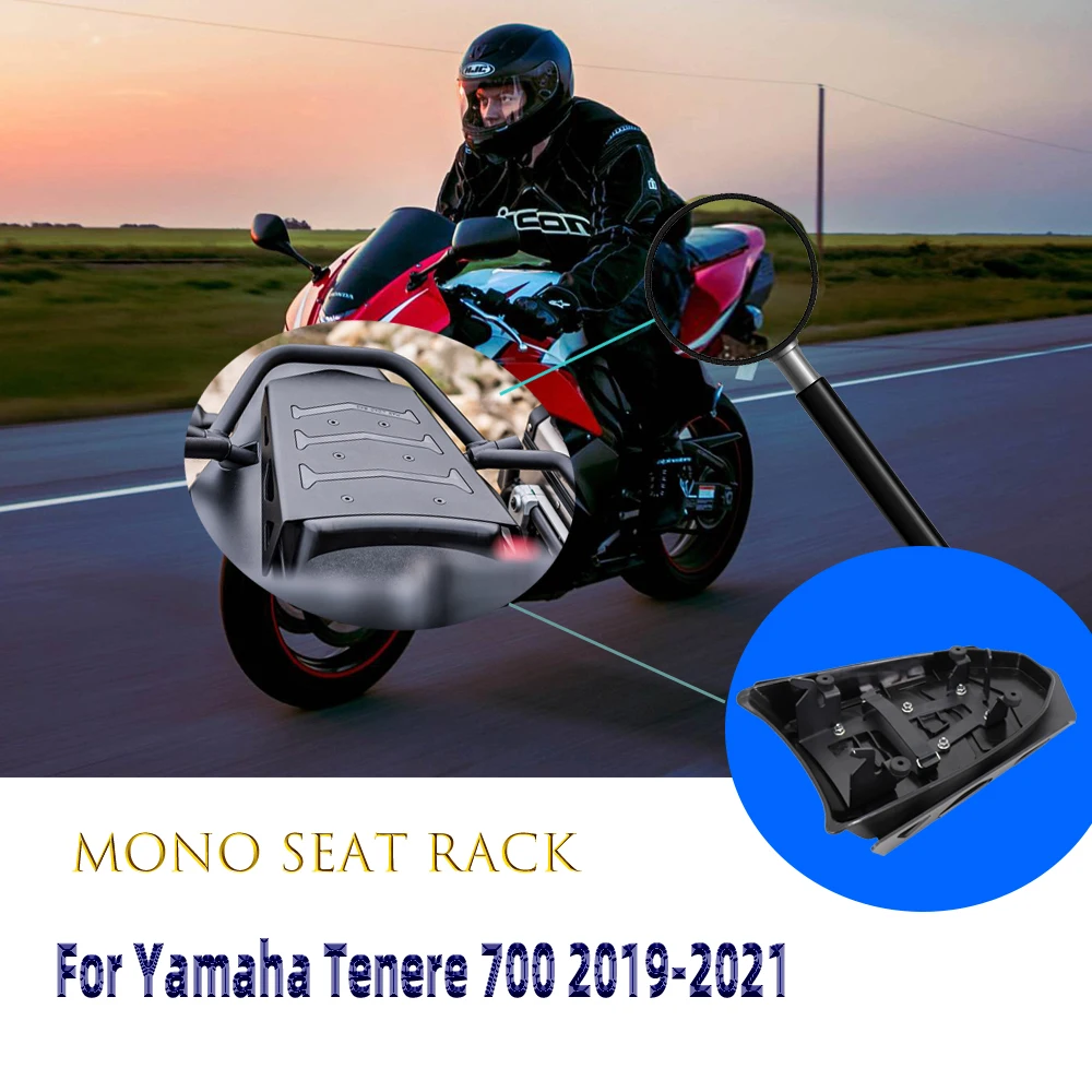 

NEW Black Motorcycle Accessories Seat Cover Mono Seat Rack For Yamaha Tenere 700 2019 2020 2021