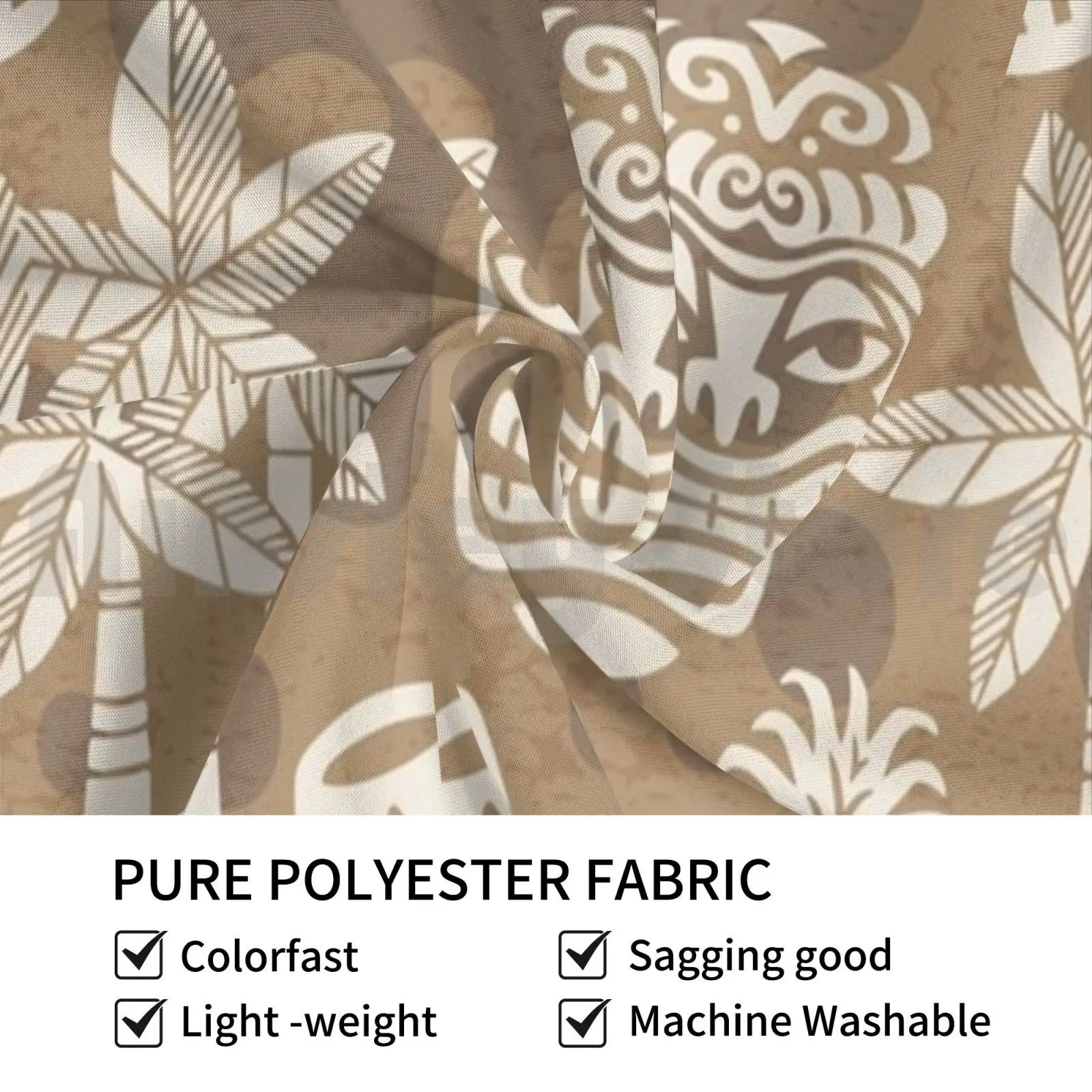 Retro Mid Century Modern Tiki Pattern 228 Customized Tapestry Mid Century Mid Century Modern Modern Mid
