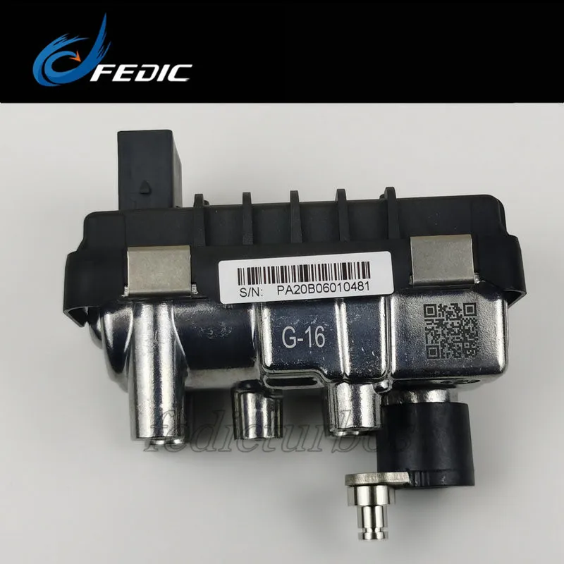 Turbo electronic actuator G-016 730314 6NW009228 for BMW X5 X6 3.0D E70 E71 173 Kw 235 HP M57306D3 2007-2008