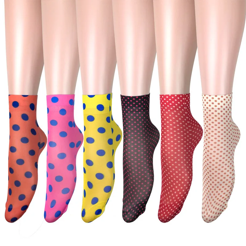 KASURE New Fashion Flower Butterfly Pattern Print Women Ankle Socks Elastic Spring Summer Soft Ladies Socks