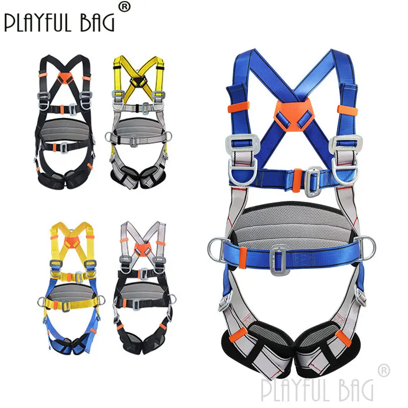 

PB Playful bag Whole body Five point safety belt polyester Climbing sport safety belt Power construction protect equpiment ZL111