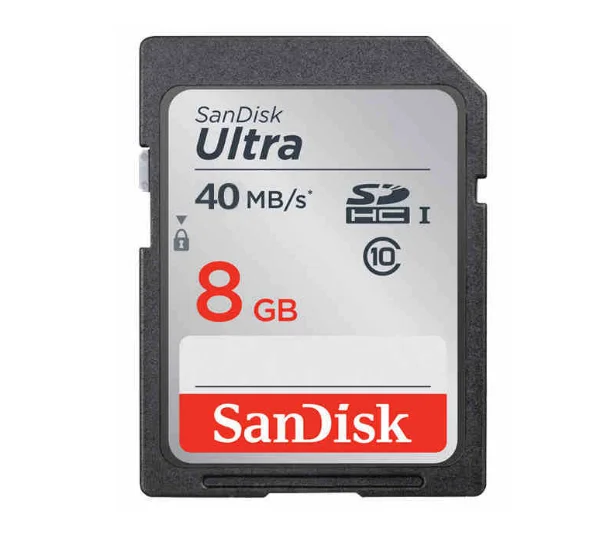 مراجعة شاملة لبطاقة الذاكرة Sandisk SD 8GB: الأفضل للكاميرات والموسيقى في السيارة