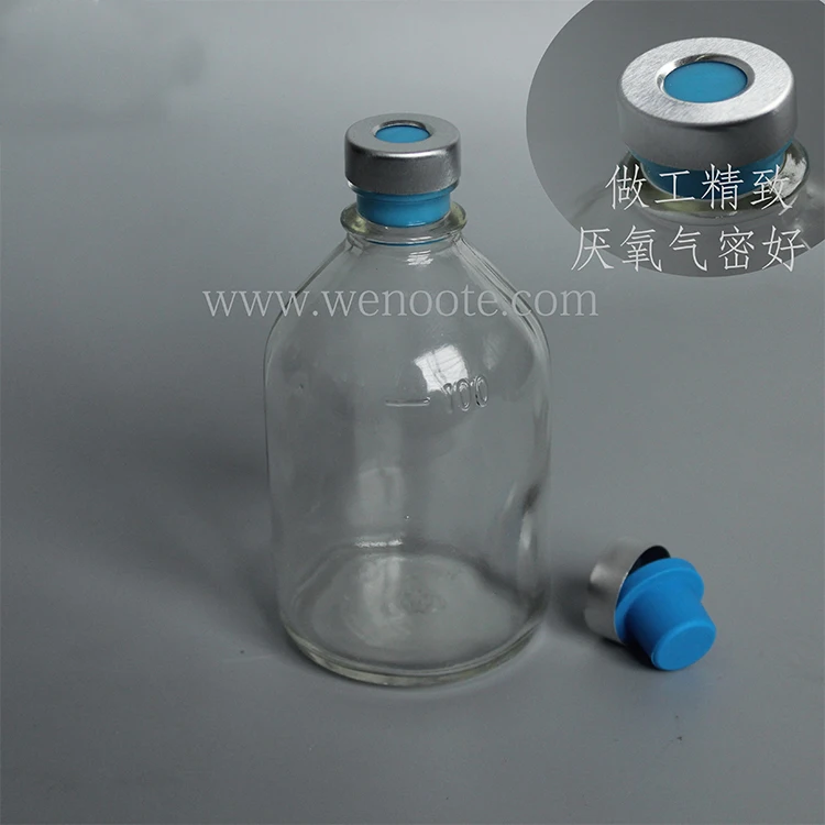 100ml Jaw Headspace Bottle Jaw Anaerobic Bottle Sealed Sampling Reagent Bottle