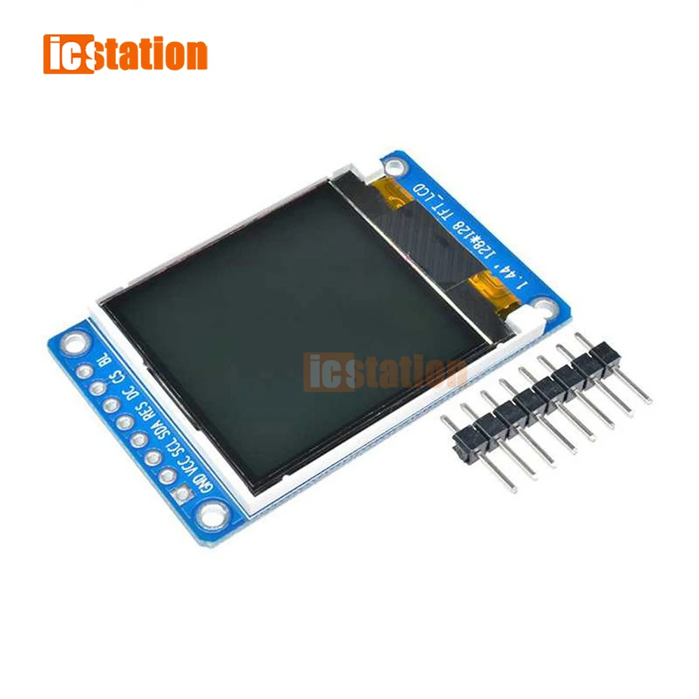 1.44 Inch TFT LCD 65K Color 128x128 Display Screen SPI Serial Port Module ST7735 for 51 ARM Arduino