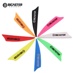 Bicaster 100pcs Archery Arrow Plastic Fletch 1.75