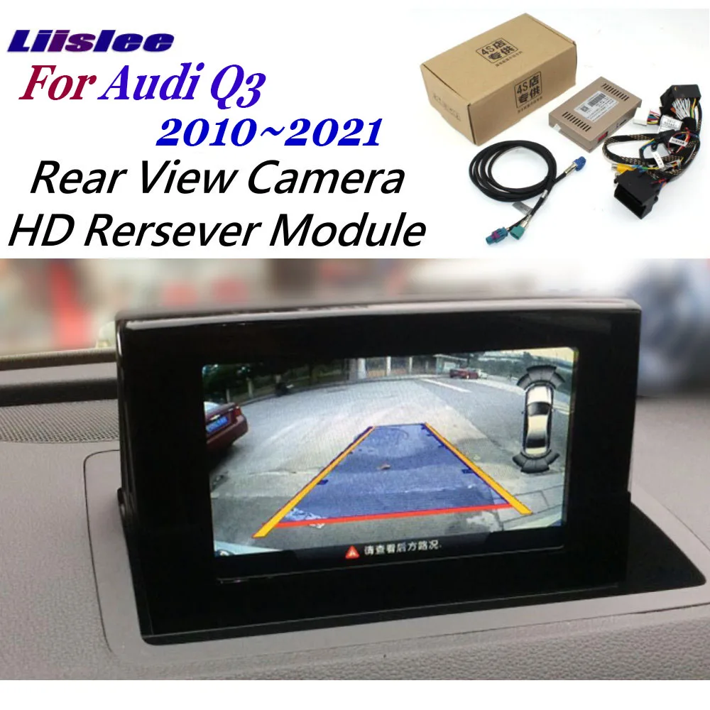 For Audi Q3 8U F3 2010-2021 Car Front Rear View Reversing Camera Original Screen Upgrade Interface Adapter Backup CAM Decoder